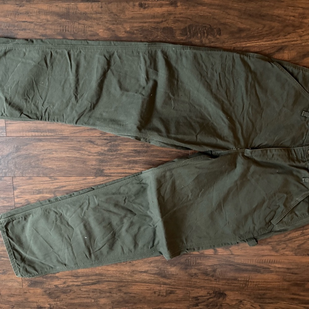 Carhartt Men's Dark Green Cargo Pants